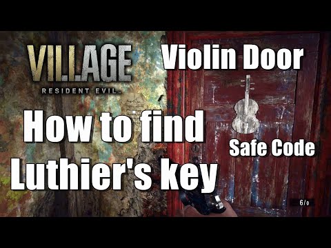 How to find Luthier's key (Violin Door) Resident Evil 8 Village Maestro's Collection