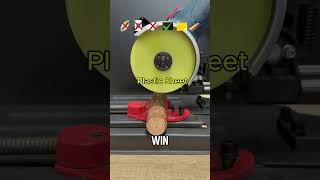 The ultimate wood cutting wheel test 😲 #woodworking #tools #diy
