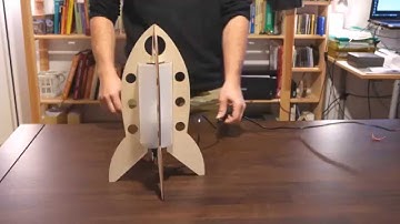 Gagarin- self assembly lamp for kids made of plastic bottle -from MORAWKA Studio.