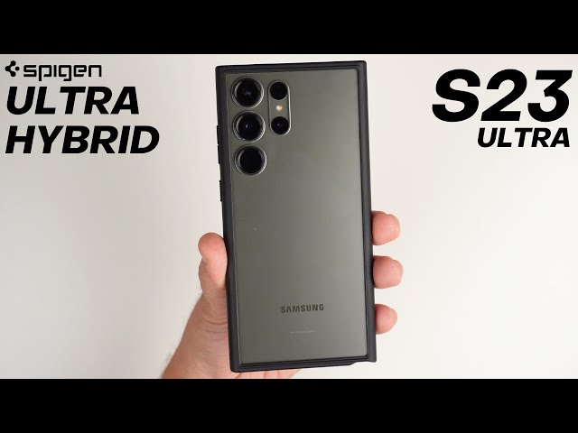 Samsung Galaxy S23 Ultra Case - Spigen Ultra Hybrid (Matte Black) 