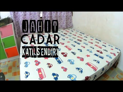 TUTORIAL MENJAHIT CADAR | CARA JAHIT CADAR | KING SIZE | DIY BED SHEET FITTED |#SISCUBA