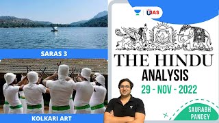 The Hindu Newspaper Editorial Analysis | 29th November 2022 | Saurabh Pandey