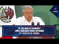 "El salario es sagrado": López Obrador sobre reforma de créditos de nómina | Yuriria Sierra