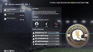 EA Sports Madden NFL 26 Ultimate Team - Ultimate Legends " Ultimate Legends XVIII " SOLO Challenges