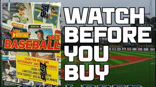WATCH BEFORE YOU BUY 2023 TOPPS HERITAGE