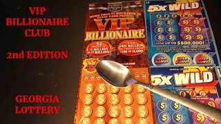 Trying Out The 2nd Edition Of The VIP Billionaire Club From the Georgia Lottery