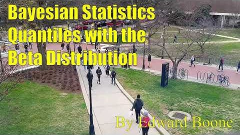 Bayesian Statistics - Quantiles with the Beta Distribution.