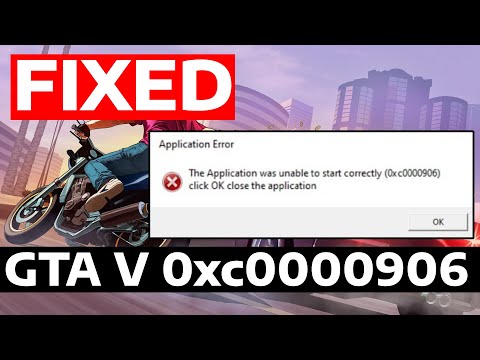 How To Fix GTA 5 Application Was Unable to Start Correctly Error 0xc0000906