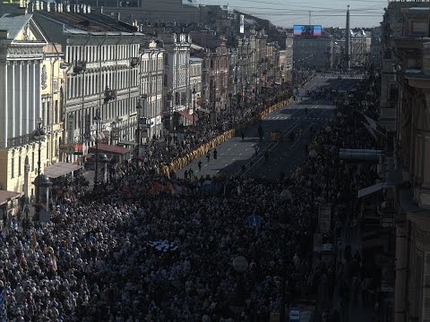 Крестный ход в Санкт-Петербурге Невский пр. 12 сентября 2015