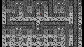 Depth-first maze generation with dead-end removal