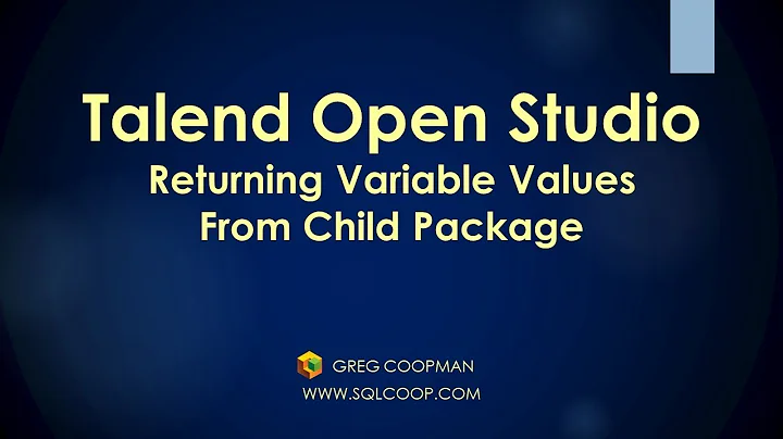 Re-Usability -  Talend - Returning Variable Values From Child Jobs - Hands On Demo!