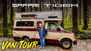 VANLIFE TOUR | Solo Woman in a Provan Tiger Chevy Astro Campervan Conversion