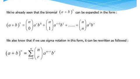 General term of binomial expansion