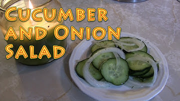 Cucumber and Onion Salad