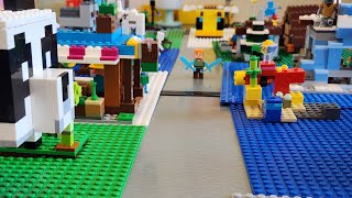 Take a Walk through Hunter's LEGO Minecraft City