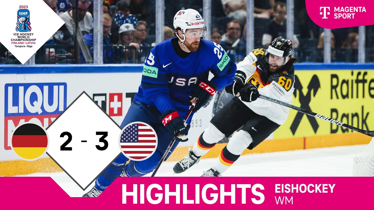 Deutschland - USA Highlights IIHF Eishockey-WM 2023