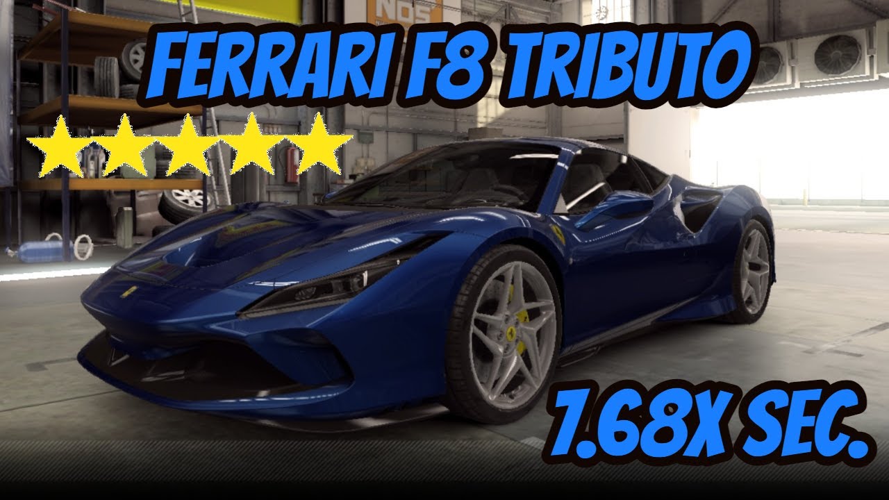 Cs R2 F8 CSR2 | Ferrari F8 Tributo (Gold) | Showdown Tune | Manual Launch | 7 ...