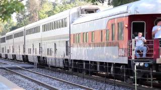 Metra & Amtrak with Private Car in Glenview Illinois