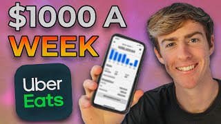 How to Earn $1000 a Week with Uber Eats *super easy*