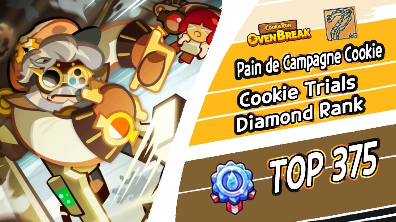 CROB - Pain de Campagne Cookie - Cookie Trials Diamond Rank (TOP 375 Achieved)