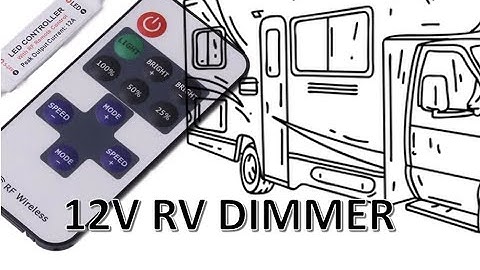Installing Wireless RV LED Light Dimmer - Easy Installation, Budget/Quality Dimmer