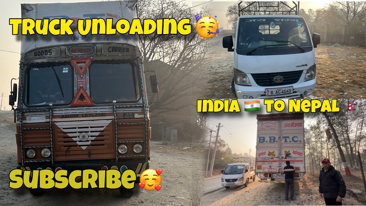 Truck Unloading 😁Full Truck Khaali Gardai Hami 🥰#Ronish Thapa #Keep Supporting 😘