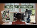 SEPTEMBER 2021 PLAN WITH ME ON MY IPAD | Setting goals, making vision boards, and Instagram planning