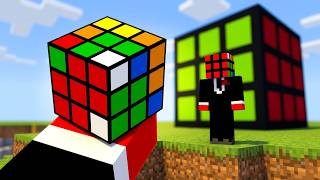 I built a rubik's cube in minecraft education