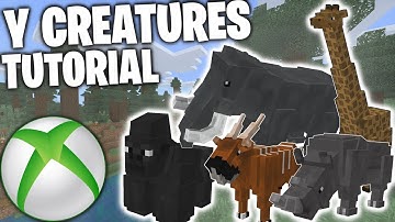 How to Download Y CREATURES MOD on Minecraft XboxOne! Tutorial (New Method) 2020