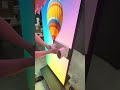 Foldable LED poster screen, hard connection, magnetic attachment, easy to disassemble.#leddisplay#hd