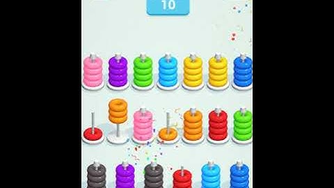 Hoop Sort Puzzle Level 241 - 250 Walkthrough | PuzzleChallenge ✔️