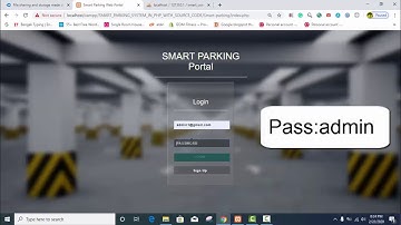 Smart Parking System In PHP With Source Code Freeproject24