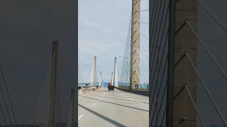 Golden Ears Bridge CANADA Today driving 260615 Olympus em1 ii #documentary#travel  #funny