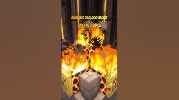 EPIC 240,000 Blocks for an Ancient Aztec Temple in SURVIVAL MINECRAFT