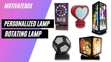 Personalized Lamp | Rotating Lamp | Motivatebox | Importer of Sublimation Product