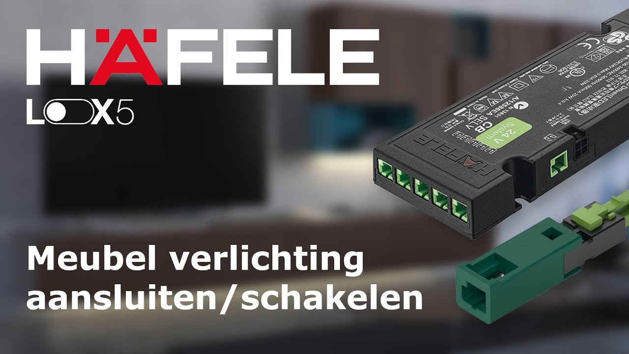 Bekwaamheid Woordenlijst Eik LED Lampen aansluiten/schakelen 12v & 24v | Häfele Loox5 - YouTube