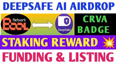 Deepsafe Airdrop Update | Bool Network Update | Deepsafe Ai Airdrop Listing Update| CRVA Badge Claim