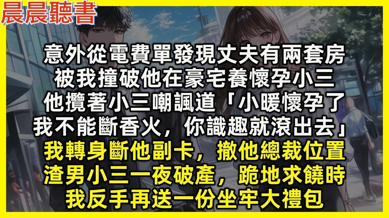 【完結爽文】意外從電費單發現丈夫有兩套房，被我撞破他偷養懷孕小三，他冷道「小暖懷孕了不能斷香火，你識趣就滾出去」我轉身斷他副卡，撤他總裁位置，渣男小三一夜破產，跪地求饒時，我反手再送坐牢大禮包