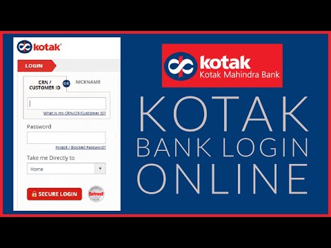 How to Login Kotak Bank Online Banking Account? Kotak Net Banking Login, kotak.com Login 2021