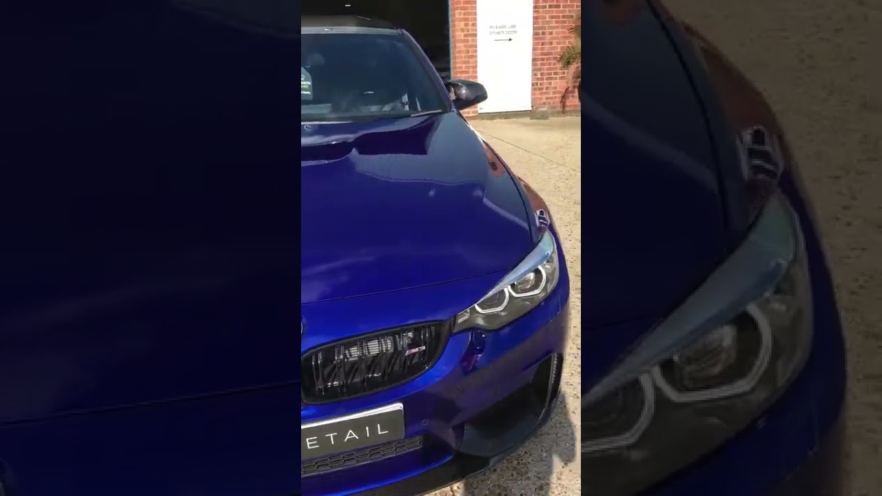 Bmw m3-San Marino blue -full detail completed including paint correction and every surface protected