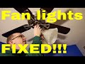 DIY - Easy ceiling fan light diagnosis and repair!