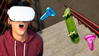 SKATEBOARDING IN VR?! (VR Skater) screenshot 4