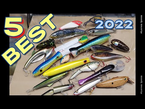 best new fishing lures 2022 Top 5 Lures of 2022, My favorite lures of the year #bestlure #luremaking  #fishinglure