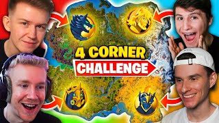 Die 4 CORNER BOSS CHALLENGE in Fortnite Chapter 5 👑