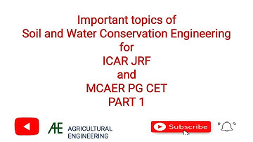 watershed management #mtech_agri_engineering #icar_exam_date_2023 #icar_2023 #mcaer2023