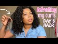 How To Refresh Your Curls | Day 5 Hair | NO Frizz