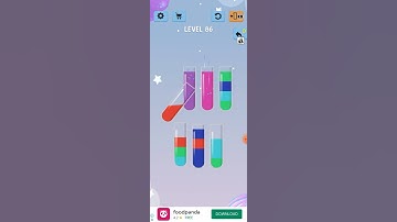 game water color sort level 86 fun brain games
