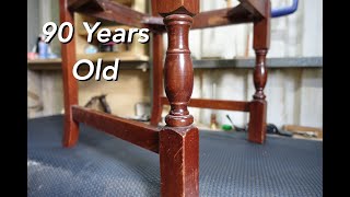 90 Year Old Vintage Chair Restoration and Repair by E∞J Woodhouse Restorations 1,747 views 1 year ago 10 minutes, 53 seconds