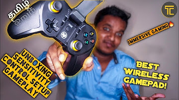 Amkette Evo Gamepad Pro 4 |தாறுமாறான wireless Gaming🔥|Unboxing, Controls & sensitivity Setup| Tamil