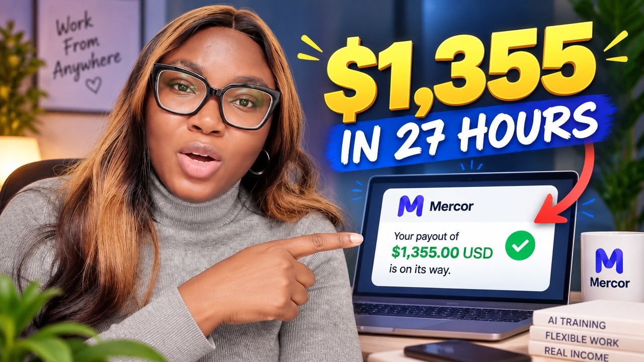 I Made $1,355 in 27 Hours Training AI | Mercor Review + Payment Proof